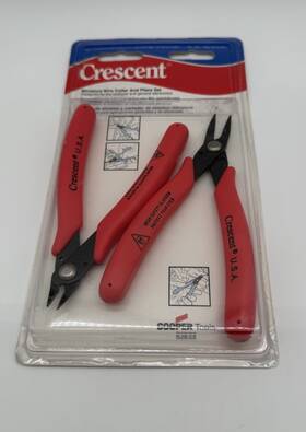 S2ks5 Crescent Miniature Wire Cutter And Pliers Set For Hobbyists Electronics New