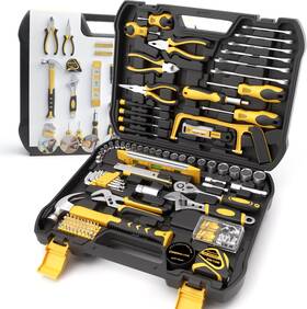 Cresolvia 711181456349 199 Piece Tool Kit For Home General Household/auto Repair Set Basic Hand To