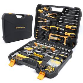 Rd15199 Cresolvia 199 Piece Home Tool Set Basic Household Auto Repair With Plastic Too