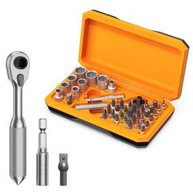 Ha144-rtus Criacr Screwdriver Kit 42 In 1 Ratchet Socket Torque Wr