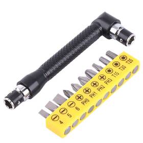 Cuifati 586530466109 L-shaped Wrench L-shape 1/4 Inch Hex Socket Double Head With Various S