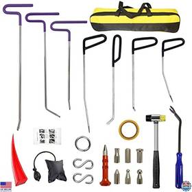 B0b7r5hfx6 Cygoods 22 Pcs Car Dent Repair Tools Spring Steel Rods For Hail Damage And Dings