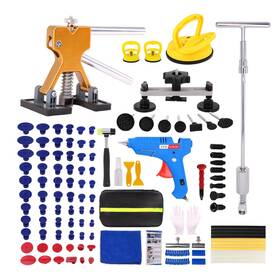 Drk-148 Czjcmech Car Dent Puller Kit 125 Pcs Repair Tool Paintless Removal With Gold