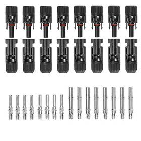 Dwpf-mc48p Dawnice Solar Panel Connector 16pcs 1000v 30a Ip67 Waterproof Cable Conne