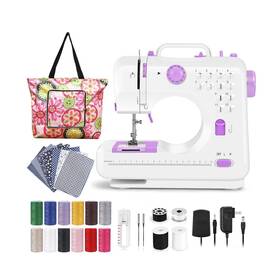 Dechow 718893054191 Sewing Machine For Beginners Electric Mini Portable 12 Built-in S... Fast Ship