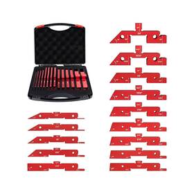 Rtsb14 Deefiine Router Table Setup Blocks Woodworking 14pcs Aluminum Precision Bars Hei