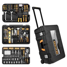 Dekopro 711639923560 258 Piece Tool Kit With Rolling Box Socket Wrench Hand Set Mechanic