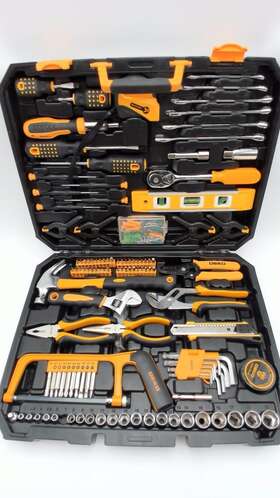 Cc-dkmt228-4 Dekopro 228 Piece Hand Tool Set Home Mechanics Kit Box With Tools Used