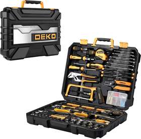 Fba-198 Dekopro 198 Piece Home Repair Tool Kit Wrench Plastic Toolbox With General Householdusa