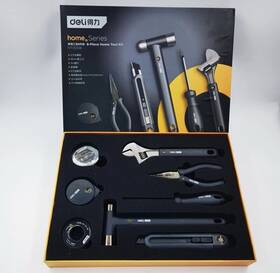 Ht0004 Deli Home Series 8 Piece Tool Set Collection Household