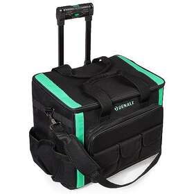 Denali 840095884266 Amazon Brand - 20 Pockets Lighted Roller Tool Bag Black Rolling