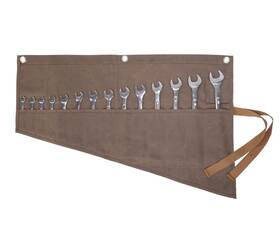 Denifiter 742218289289 Wrench Roll Up Pouch Tool Heavy Duty Waxed Canvas Organizer Bag Wi