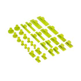 Dentmagictools.com 304364100391 32 Count Paintless Dent Repair Glue Tabs Magic Tools Gang Gree... Fast Ship