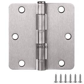 186130 Design House Steel Door Hinges For Interior Doors 3.5 Inch X In Satin Nickel