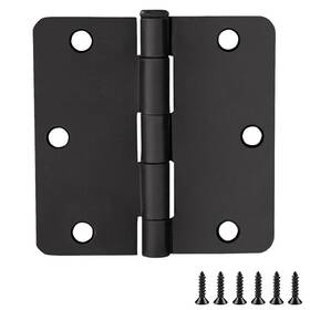 186155 Design House Steel Door Hinges For Interior Doors 3.5 Inch X In Matte Black