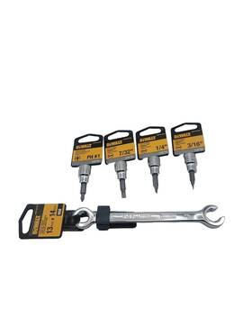 Dewalt 076174752168 Tools Lot Of 5 New With Package Socket Bit Drivers Flare Nut Wrench