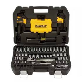 Dewalt 313038519506 1/4 Inch X 3/8 Drive Polished Chrome Mechanics Tool Set 108-piece