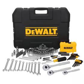 Dewalt 711181150926 1/4 Inch 3/8 And 1/2 Drive Sae/metric Mechanics Tool Set 155-piece With