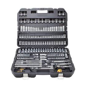 76174750492 Dewalt Mechanics Tool Set Sae And Metric 1/2 1/4 3/8 Drive Sizes 192-piece