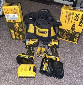 Dewalt 885911801898 20v Max Xr And Atomic Brushless Tool Bundle - Drills Screw Gun More