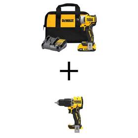 Dcf809d1wcd799b Dewalt Impact Drivers 3.819 Inch Cordless Tool Bag Brushless Lithium Ion Yellow