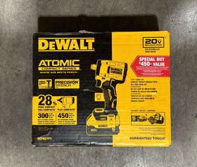 Dcf921p1 Dewalt Atomic 20v Max Lithium-ion Brushless Cordless 1/2 Inch Variable Speed Impact Wren