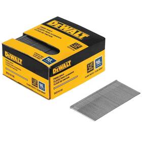 Dcs16150 Dewalt 1-1/2 Inch X 16-gauge Plastic Collated Straight Nails 2500 Per Box