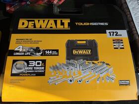 Dwmt45416 Dewalt Tough Series 172 Piece Socket Set Brand New