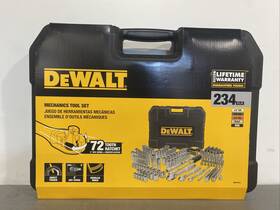 Dwmt45434 Dewalt Mechanics Tool Set 234-piece 1/4 Inch 3/8 1/2 Sae Mm