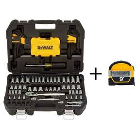 Dwmt73801w33028 Dewalt Mechanics Tool Set Multi-tool 108-piece 9 Ft. X 1/2 Inch Tape Measure
