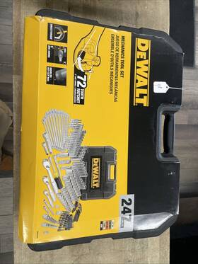 Dwmt81535dwmt81535 Dewalt Mechanics Tool Set 247-piece Case Socket Wrenches Ratchet Drive Tough