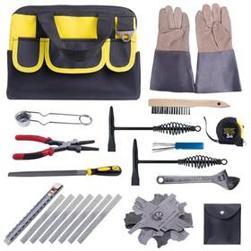 0741 Dignew Welding Accessories Kit 20-piece Tool Set With Storage Bag Chipping