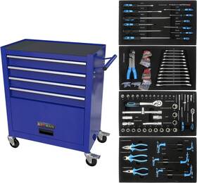 8795 Dithoko 233-piece Mechanics Tool Set Household Kit With 4-drawer Heavy Duty Metal