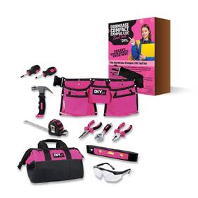 Diy Jr 810122124634 Dormease Pink Tool Set For Women - Stylish And Professional-grade Tools C