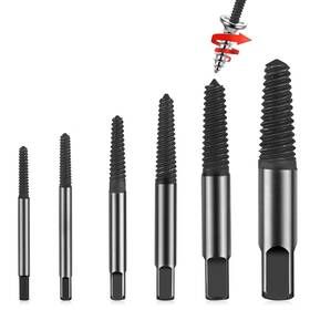 Tas31-6p-pro Diyife Screw Extractor Upgraded Version 6 Pieces Set Gi