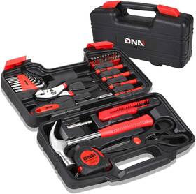 Dna Motoring 445004681689 39-piece Household Tool Set General Repair Small Hand Kit Stor