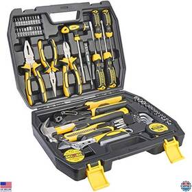 B08lscrtqp Dowell 62pcs Homeowner Tool Set - Wrench Pliers Screwdrivers Repair Kit