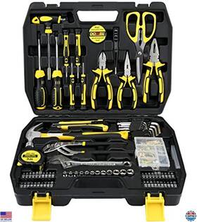 B0921jn969 Dowell 185-piece Household Tool Set With Toolbox - Perfect For Fathers Day Gifts