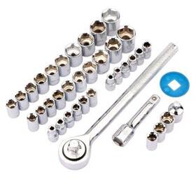 26381 Draper Diy Series 39-piece 1/4 And 3/8-inch Socket Set By