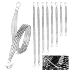 07003-groundstrap Draupnir 8pcs Ground Straps 10/13/15/20 Inch Grounding Strap Professional Vehicle Eng