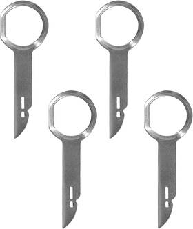 Dreamaug Dm25ayaoshi38 Professional Radio Removal Keys - 4pc Stainless Steel Extraction Tool Set For