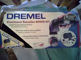 6000-01 Dremel Contour Sander Opened Not Used Perfect Hobbist Bonus Tool Bag