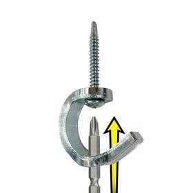 Dh1h Drill Hook Screw 2pk - Power Driven Easy-to-use Self Tapping Qui