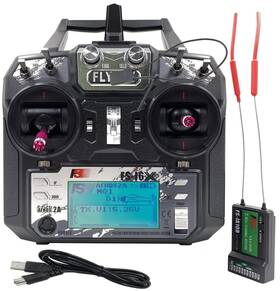 Fs-ia10b Dtxmx Fs-i6x 10ch Radio Transmitter And Receiver 2.4g Rc Controller
