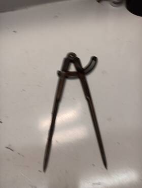 3941-8 Dunlap -3941 Vintage Dunlap. -3941-8 Wing Opening Divider Compas Caliper Estate Find
