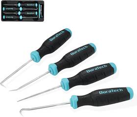 Duratech Dthps04 4 Piece Hook Pick Set Offset Straight 90