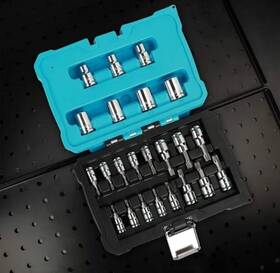 Dtmtbss23 Duratech 23pcs Torx Bit Socket 8 Star 7 Female E-torx Tamper Sockets