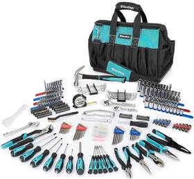 Dtmtss269 Duratech 269-piece Socket Wrench And Home Repair Hand Tool Kit With Bag
