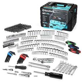 Dtmtss497 Duratech 497-piece Mechanics Tool Set Include Sae/metric Sockets 90-tooth R