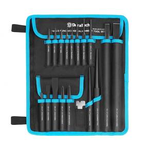 Dtpcas18 Duratech 18 Piece Punch/chisel/alignment Tool Set Including Pin Center And